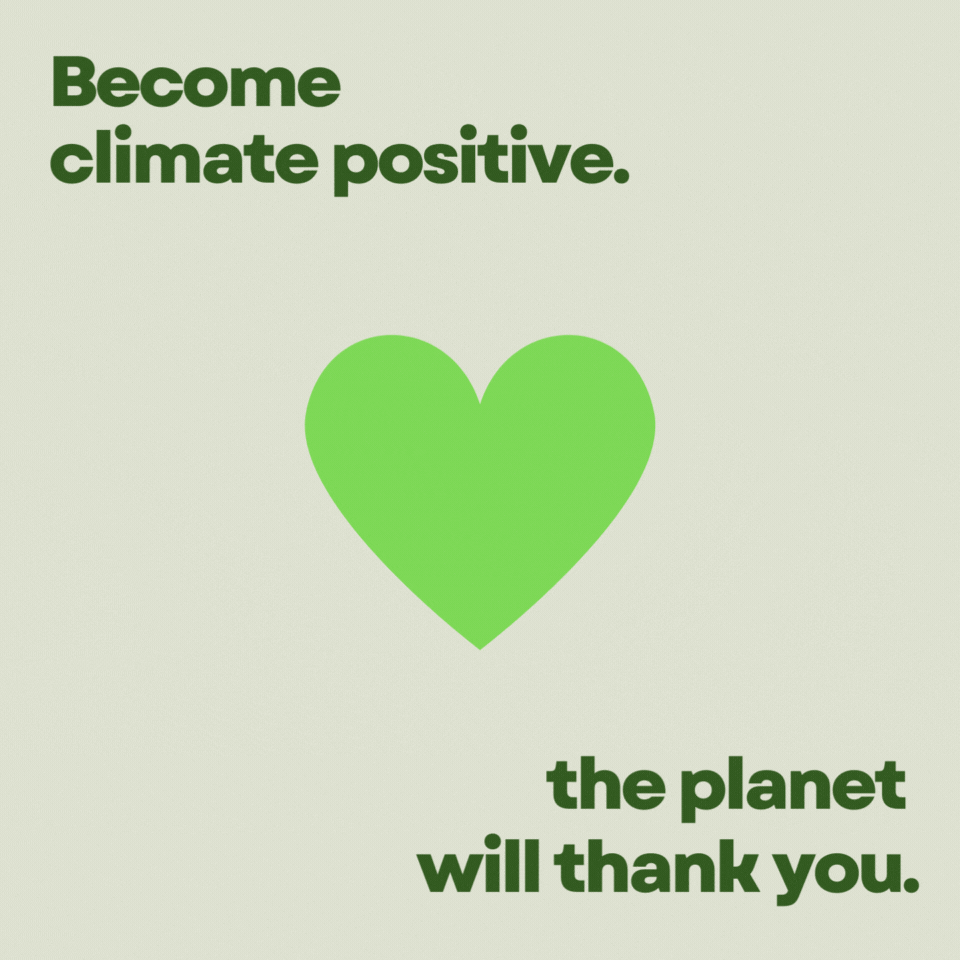 Gif corazón verde.