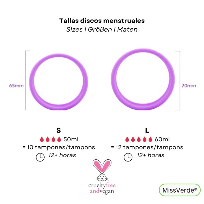 Disco Menstrual MissVerde
