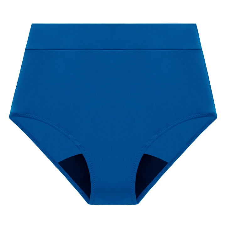 bikini menstrual tallas grandes azul