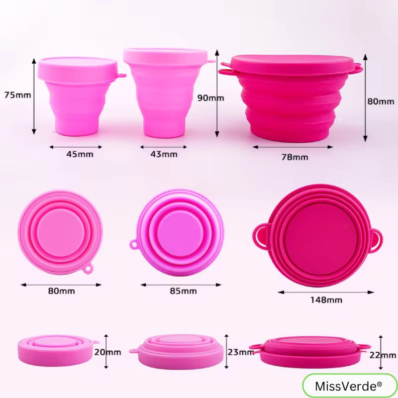 Vasos esterilizadores plegables MissVerde