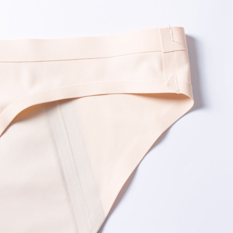 Close up side view menstrual underwear for teens model low rise