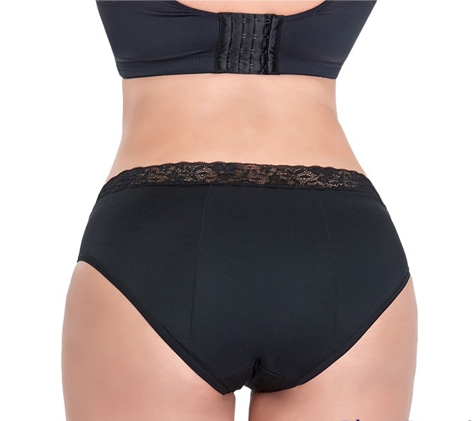 Braga menstrual algodón encaje flujo abundante missverde