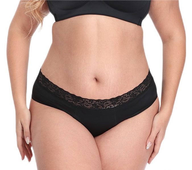 Braga menstrual tallas grandes encaje
