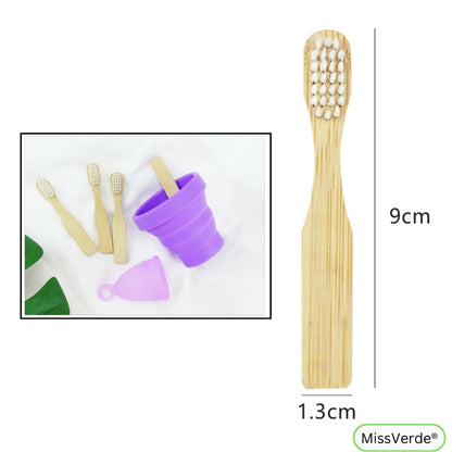Brush for menstrual cups and discs