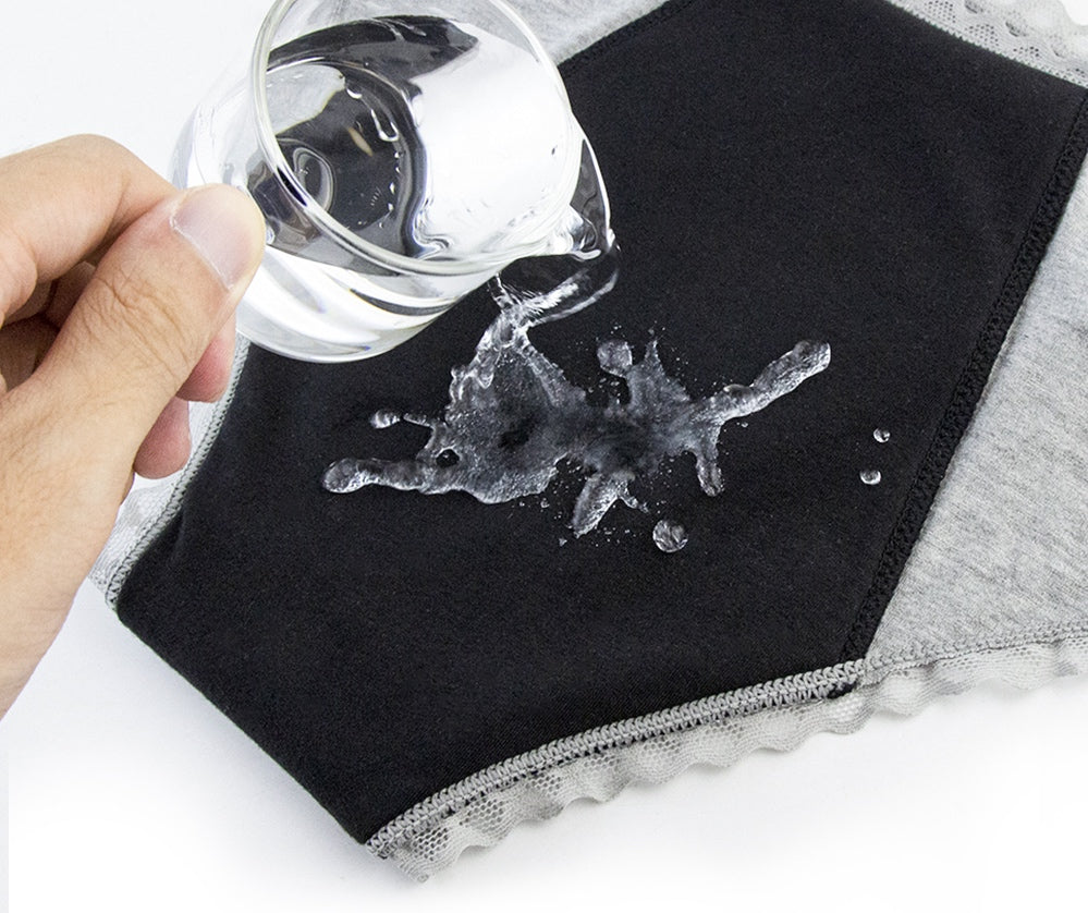 Multilayer structure absorbent underwear hand water poring leakproof