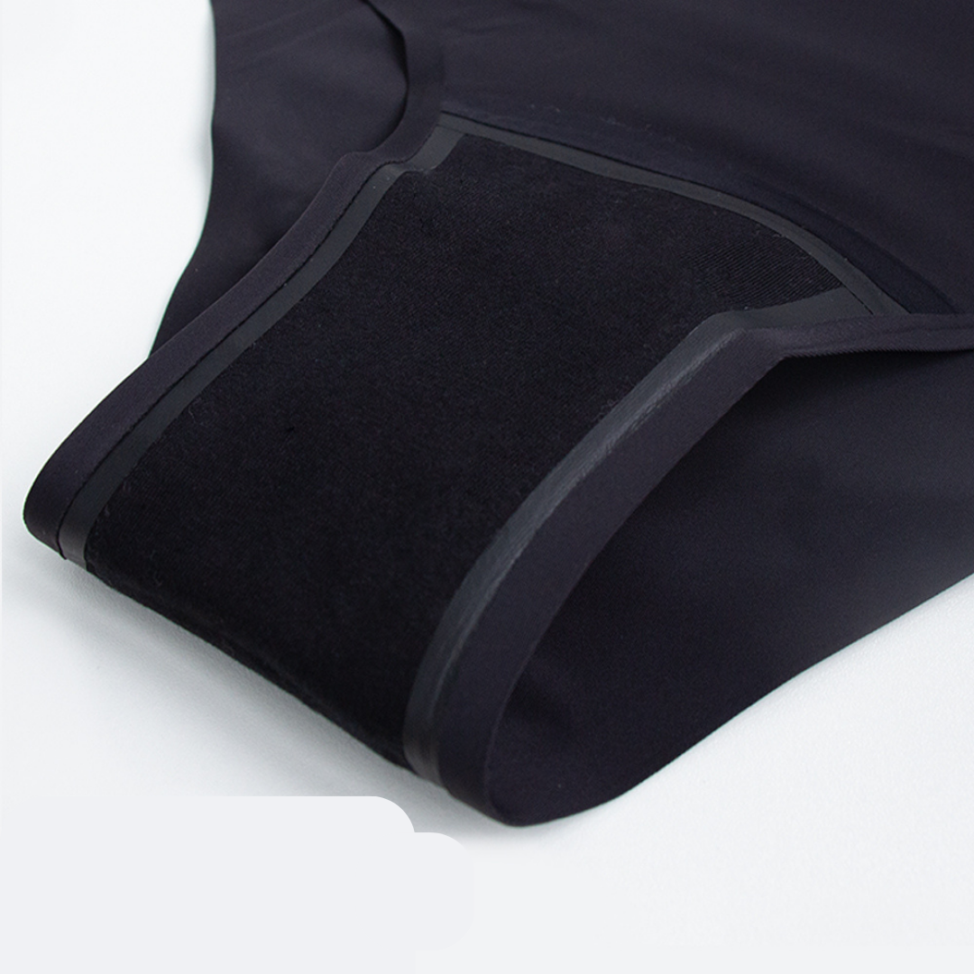 Gusset close up high waist bonded liquid lock technology waterproof absorbent underwear