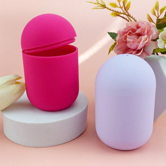 Vasos portátiles rosa lila copa menstrual